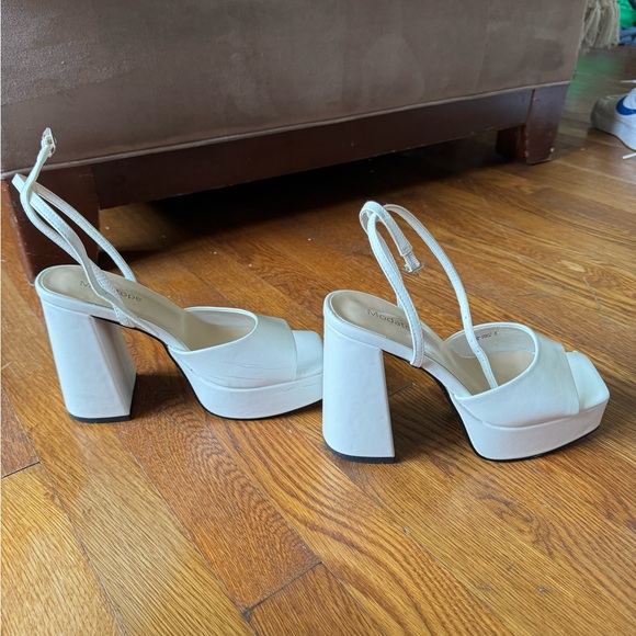 Modatope (Amazon) white platform heels - Picture 4 of 8